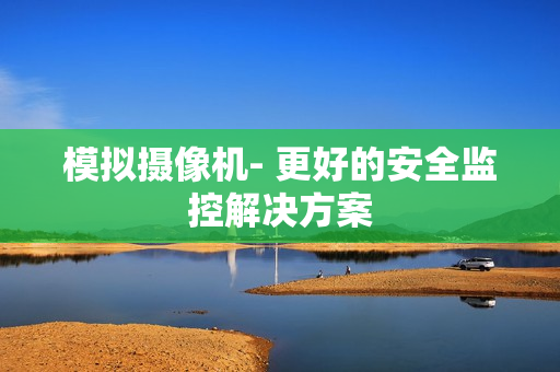 模擬攝像機- 更好的安全監控解決方案