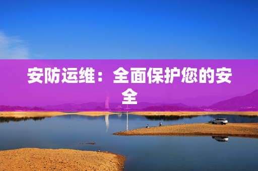 安防運維：全面保護您的安全