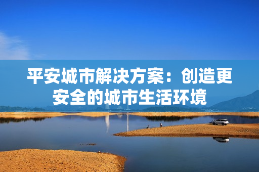 平安城市解決方案：創造更安全的城市生活環境