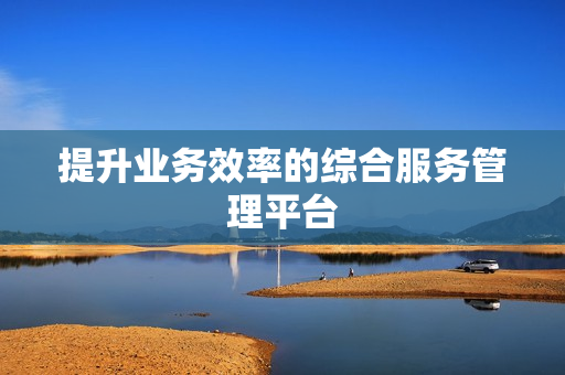 提升業務效率的綜合服務管理平臺