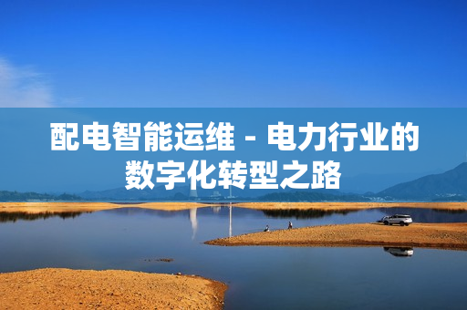 配電智能運維 - 電力行業的數字化轉型之路