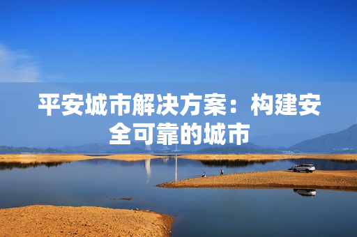平安城市解決方案：構建安全可靠的城市