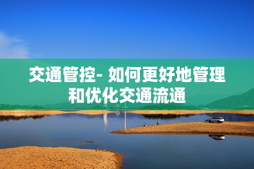 交通管控- 如何更好地管理和優化交通流通