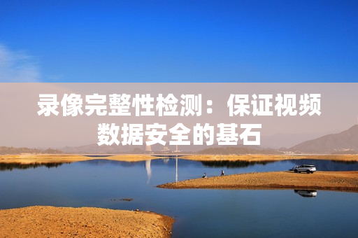 錄像完整性檢測：保證視頻數據安全的基石