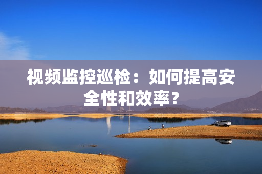 視頻監控巡檢：如何提高安全性和效率？