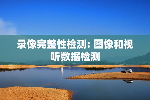 錄像完整性檢測: 圖像和視聽數據檢測