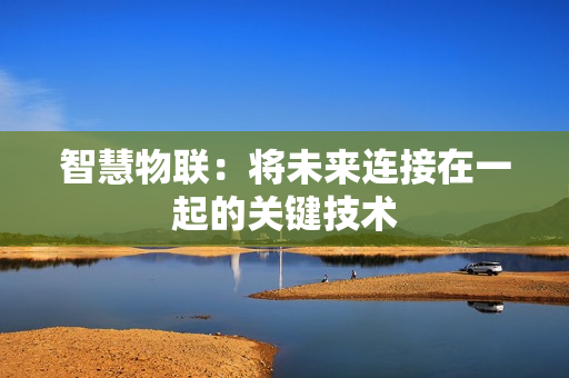 智慧物聯：將未來連接在一起的關鍵技術